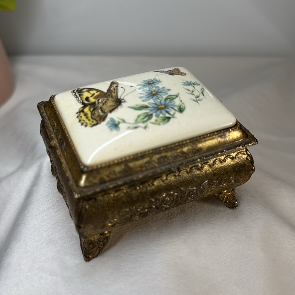 Antique trinket box